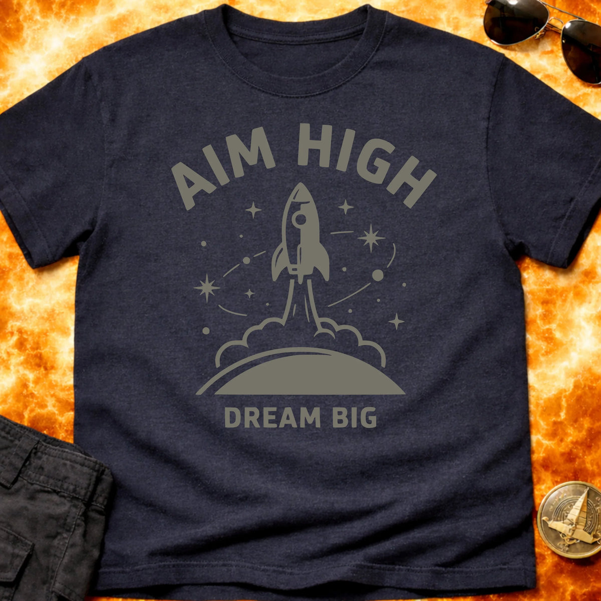 Aim High Dream Big T-Shirt product image 4
