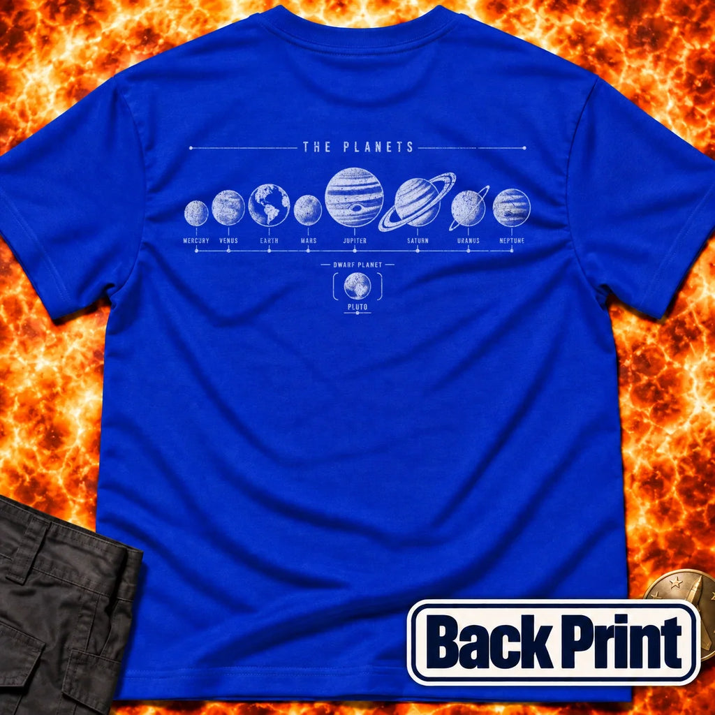 All The Planets Back Print T-Shirt product image 5