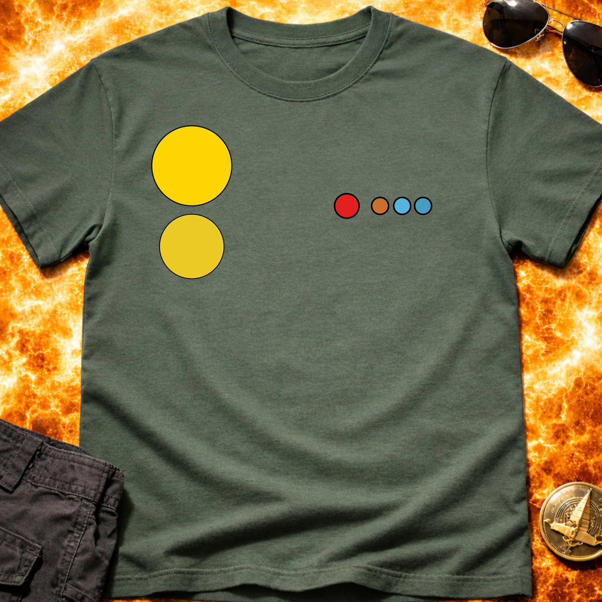 Alpha Centauri System Flat T-Shirt product image 4