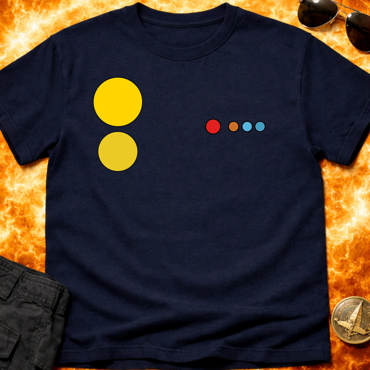 Alpha Centauri System Flat T-Shirt product image 2
