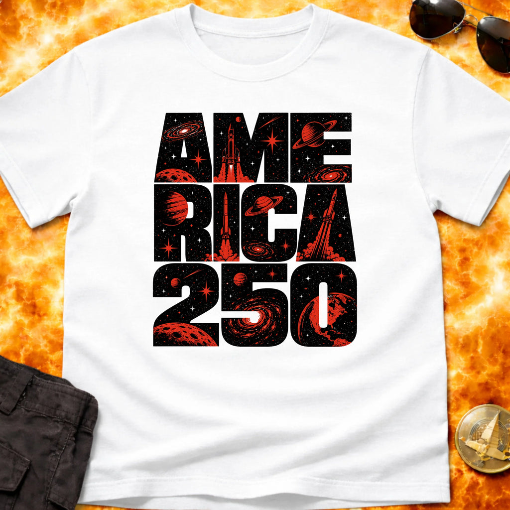 America 250 Graphic Text T-Shirt product image 2