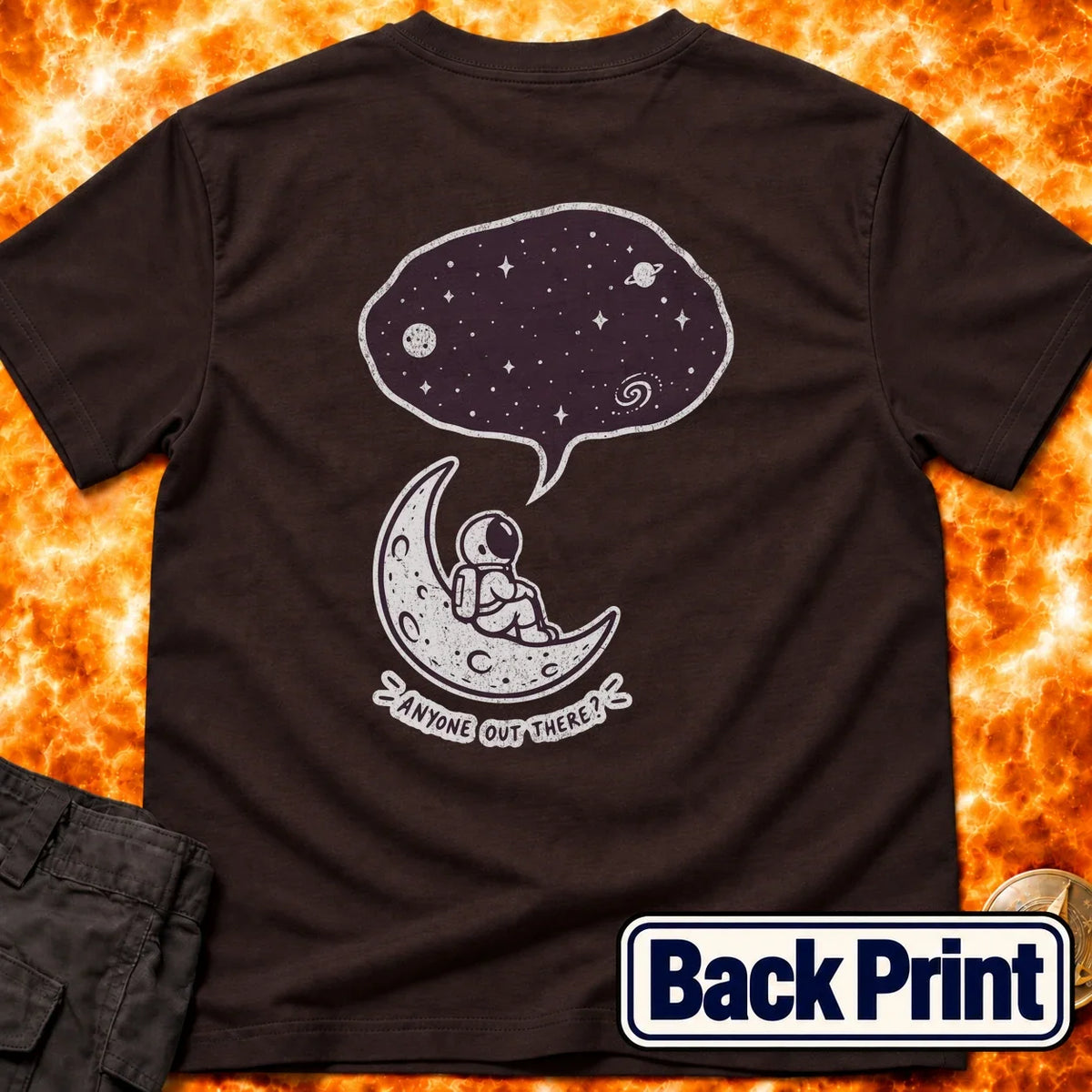 Anyone Out There Back Print T-Shirt product image 2