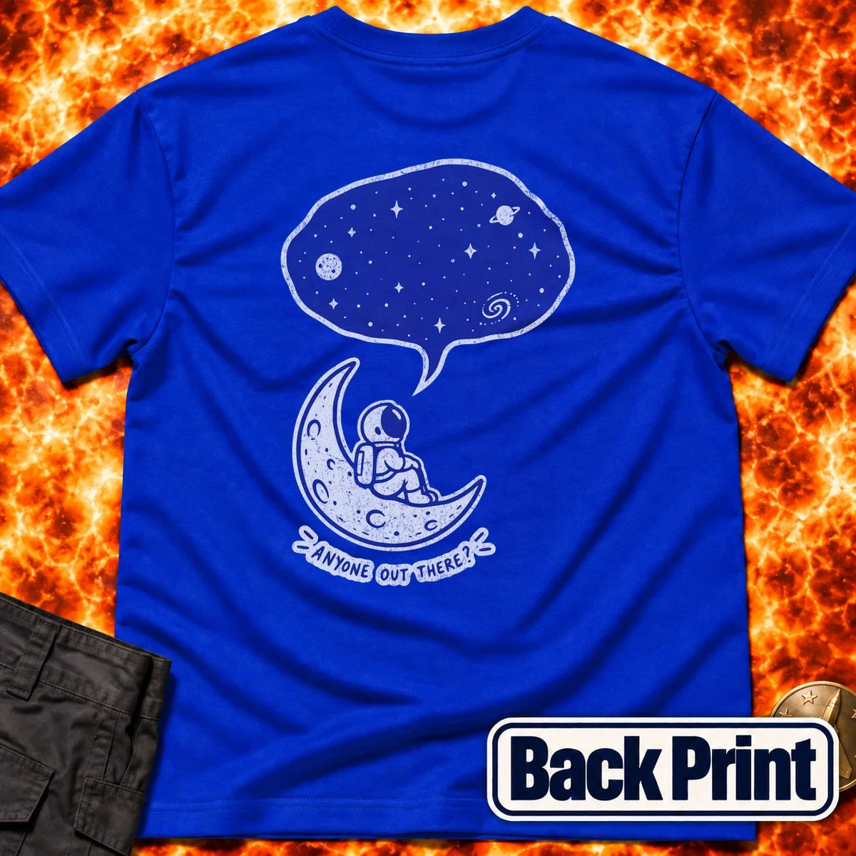 Anyone Out There Back Print T-Shirt product image 3