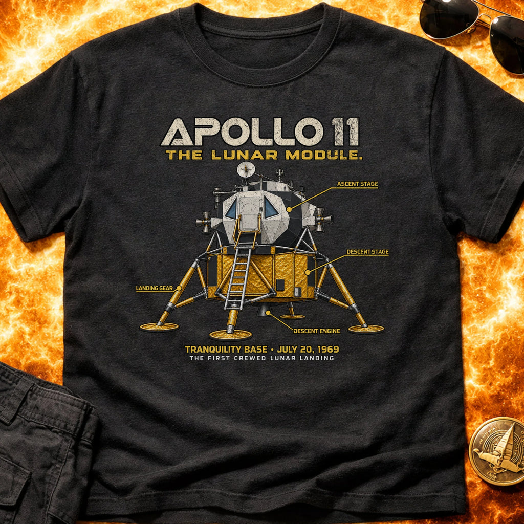 Apollo 11 Lunar Module T-Shirt product image 6