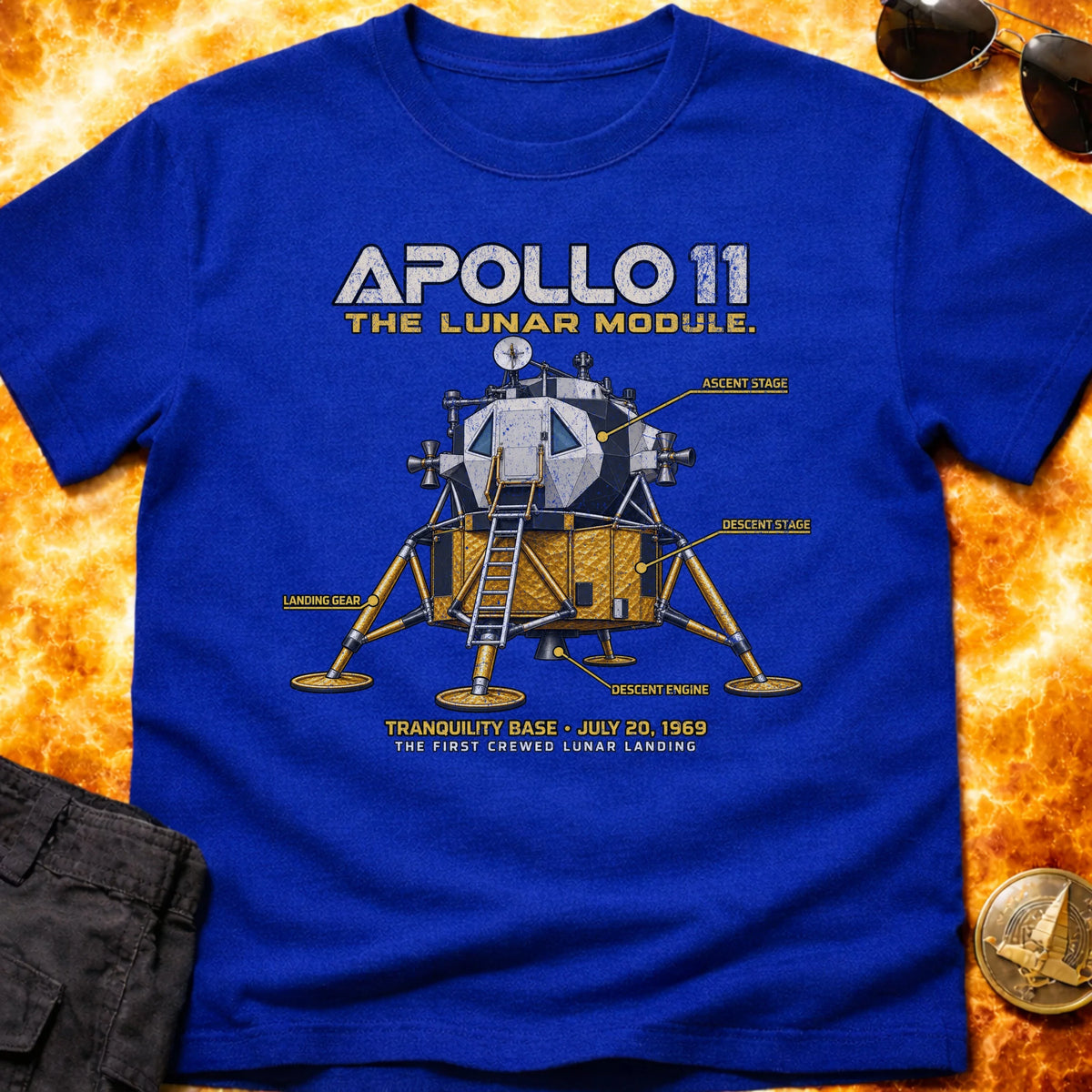 Apollo 11 Lunar Module T-Shirt product image 4