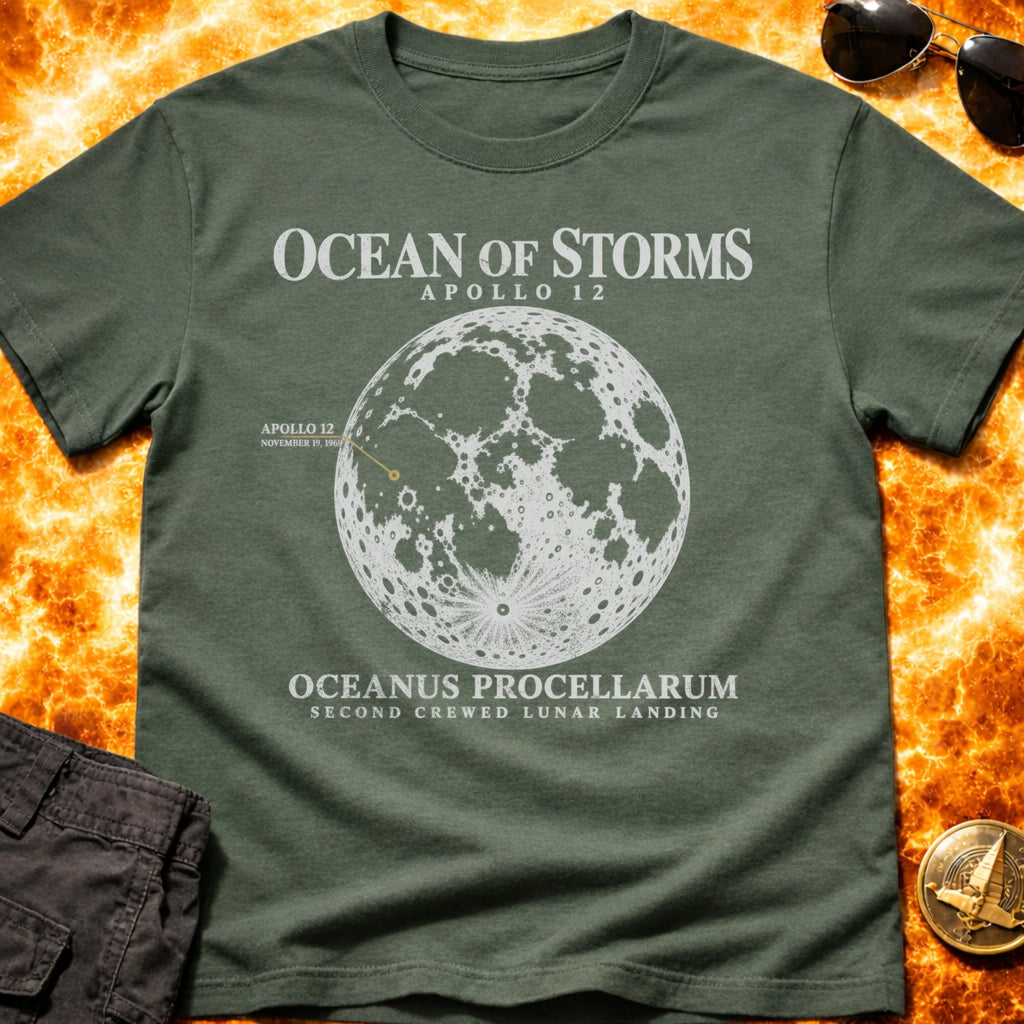 Apollo 12 Ocean of Storms T-Shirt product image 3
