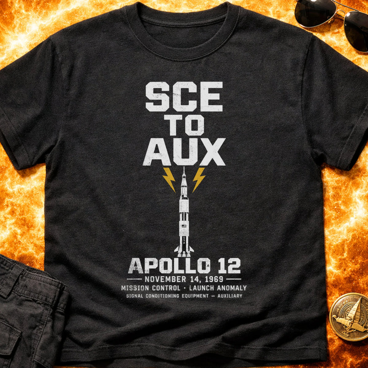 Apollo 12 SCE to AUX T-Shirt product image 6