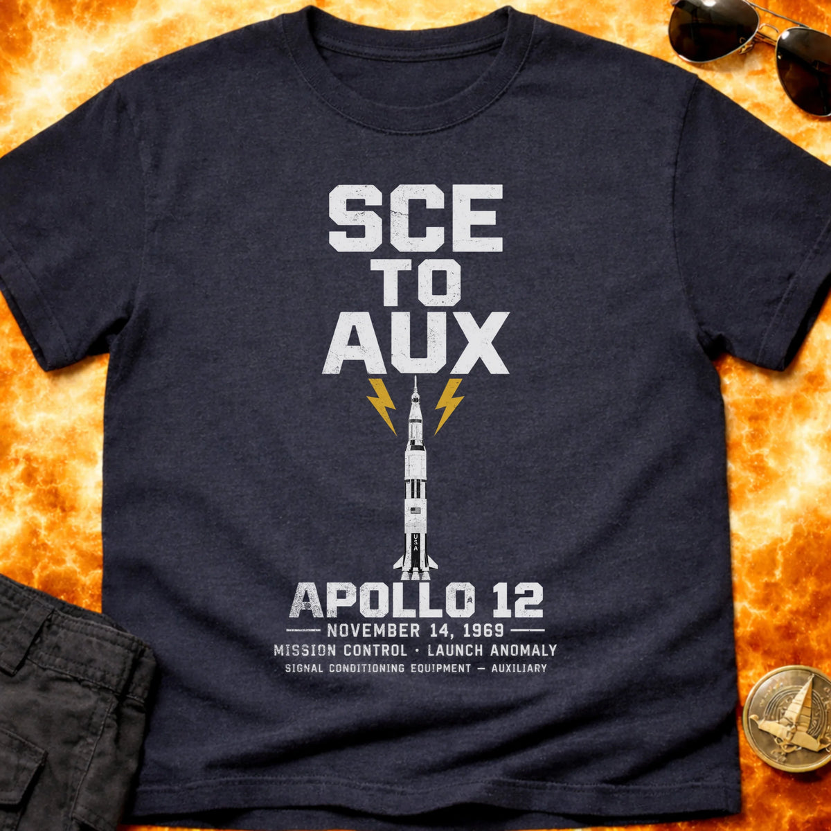 Apollo 12 SCE to AUX T-Shirt product image 4