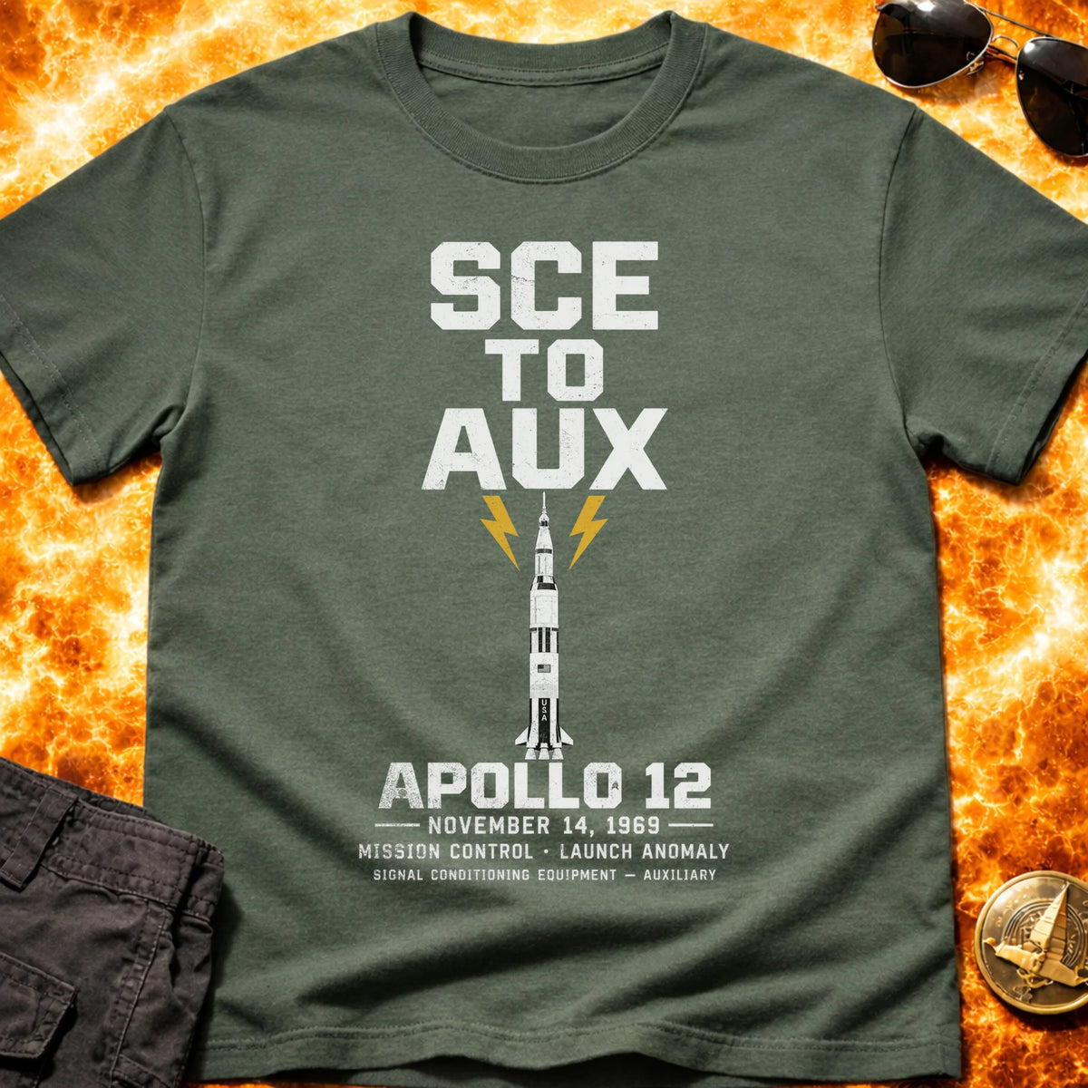 Apollo 12 SCE to AUX T-Shirt product image 3