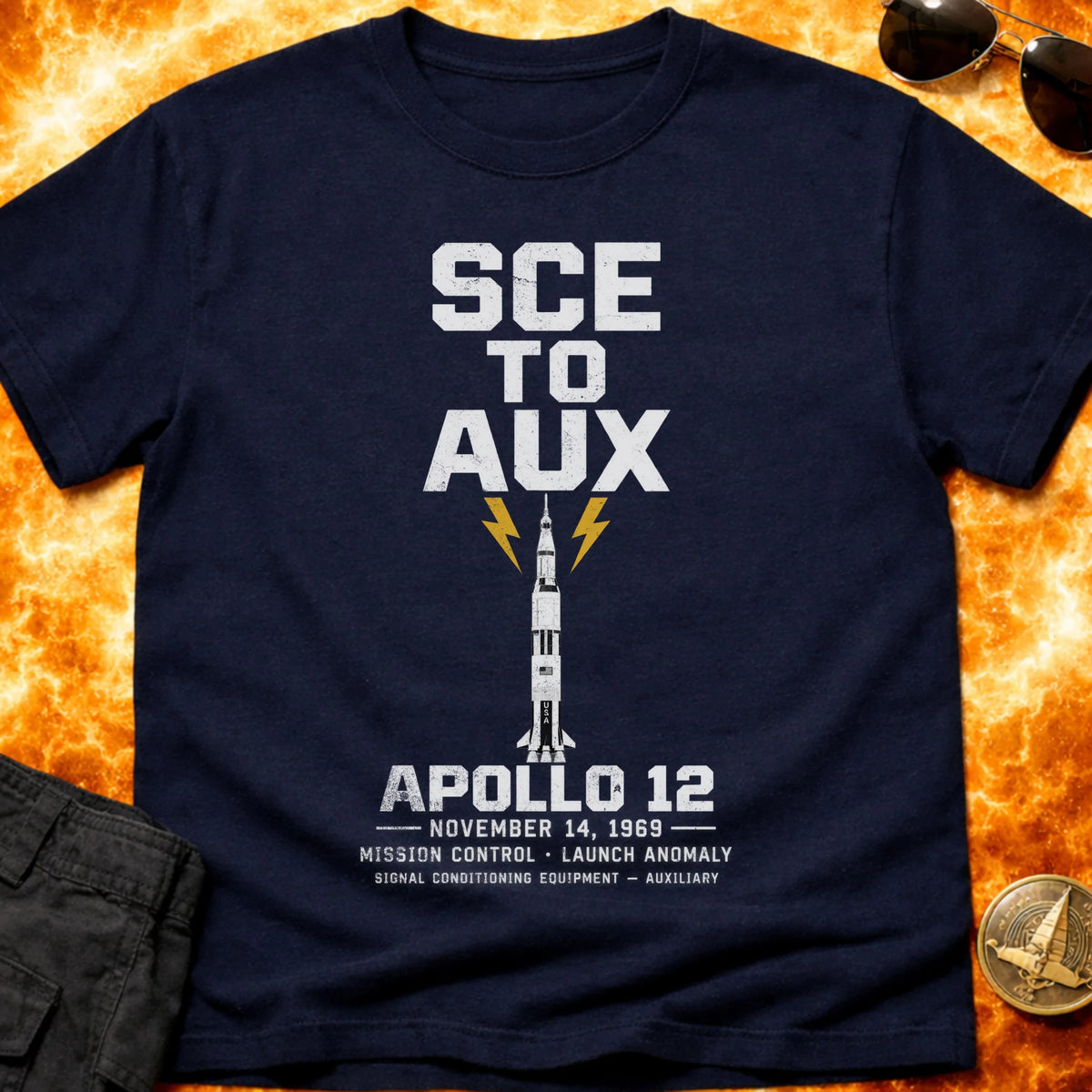 Apollo 12 SCE to AUX T-Shirt product image 5