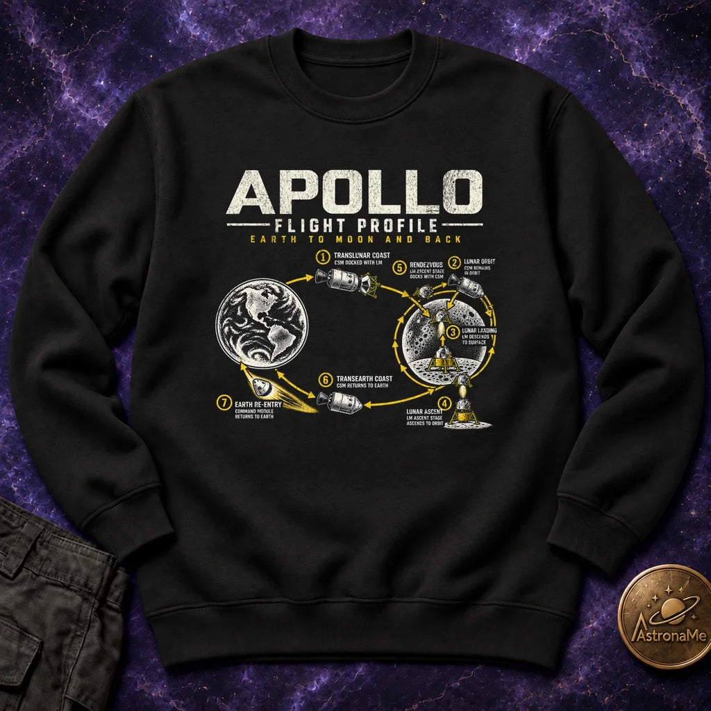Apollo Flight Profile Crewneck Sweatshirt product image 6
