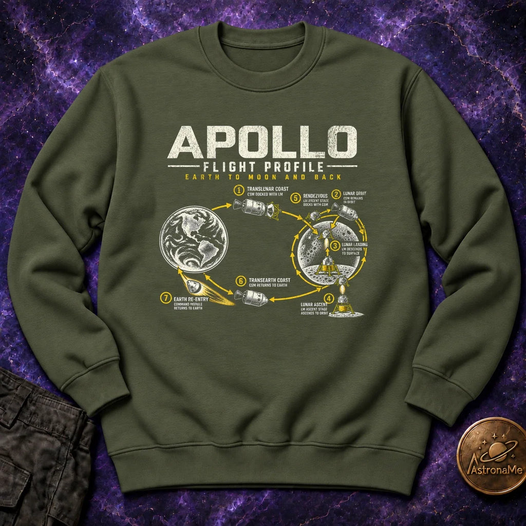 Apollo Flight Profile Crewneck Sweatshirt product image 3