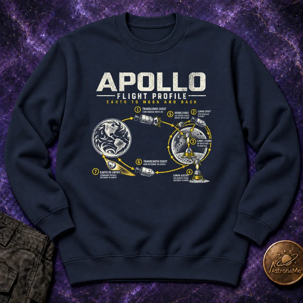 Apollo Flight Profile Crewneck Sweatshirt product image 5