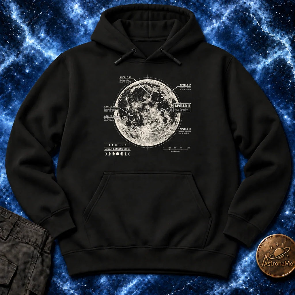 Apollo Landing Sites Hoodie product image 5