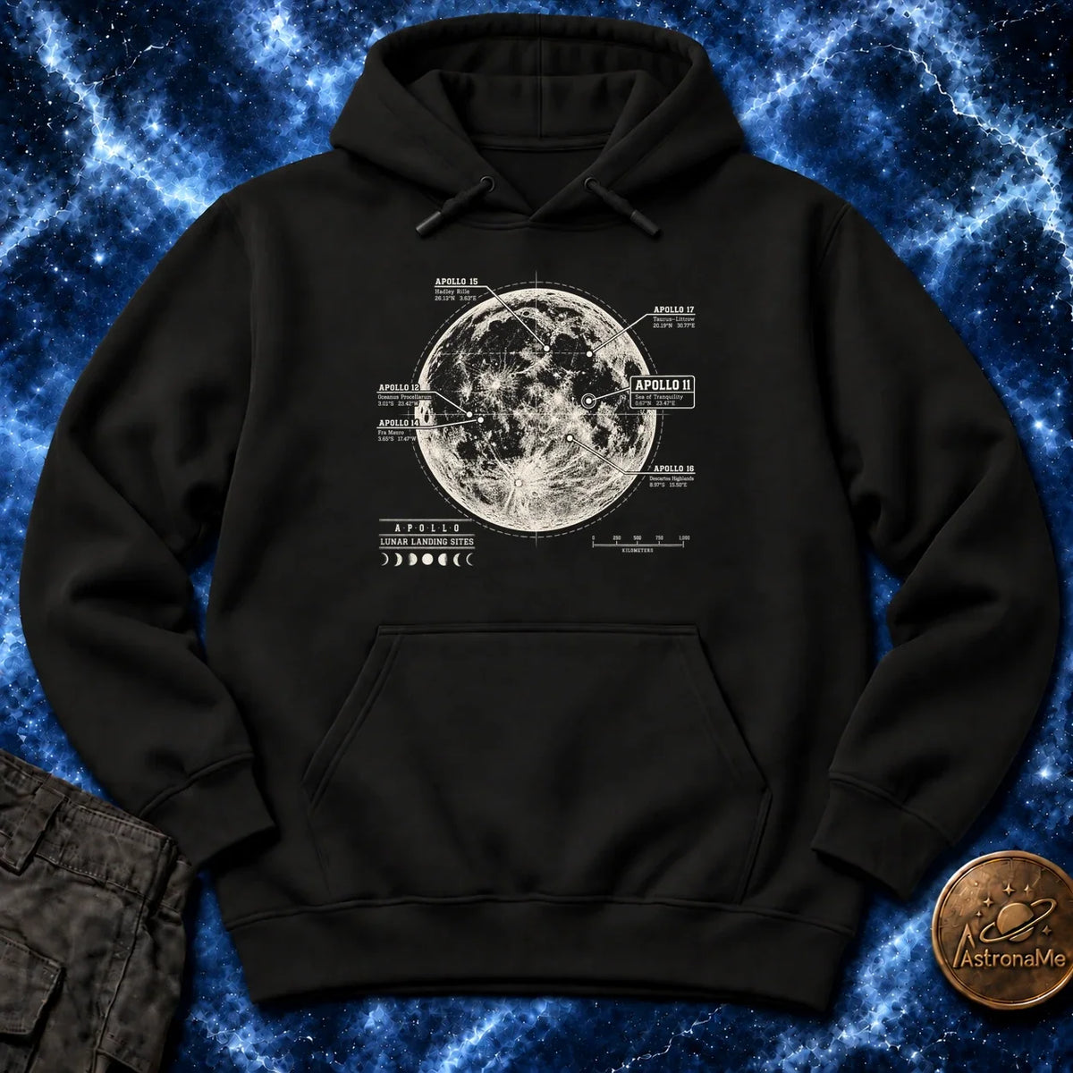 Apollo Landing Sites Hoodie product image 5