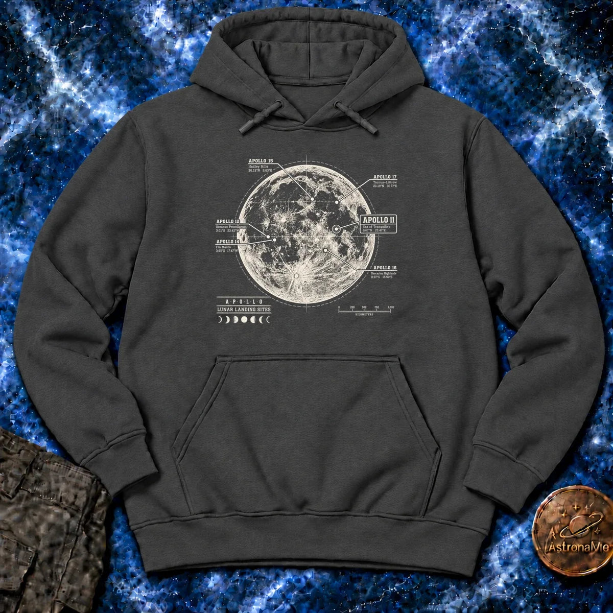 Apollo Landing Sites Hoodie product image 2