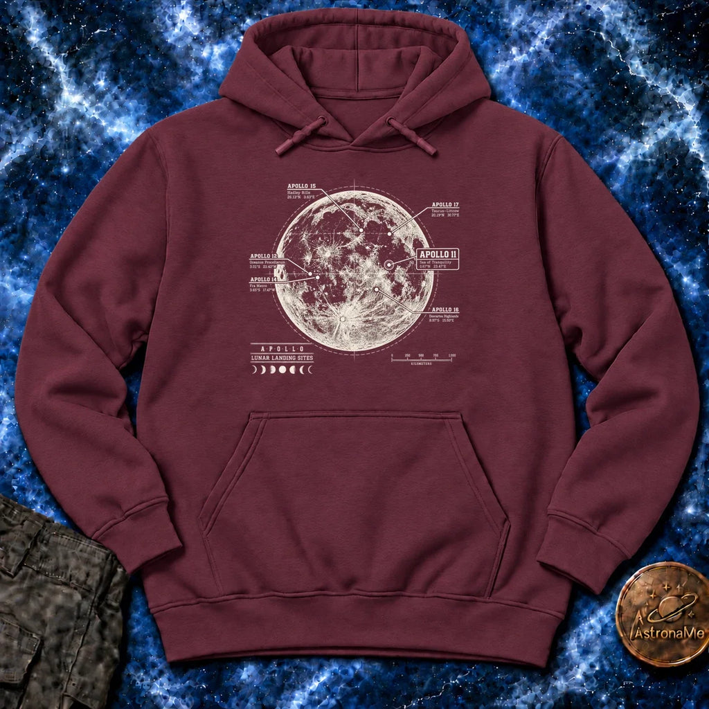 Apollo Landing Sites Hoodie product image 3