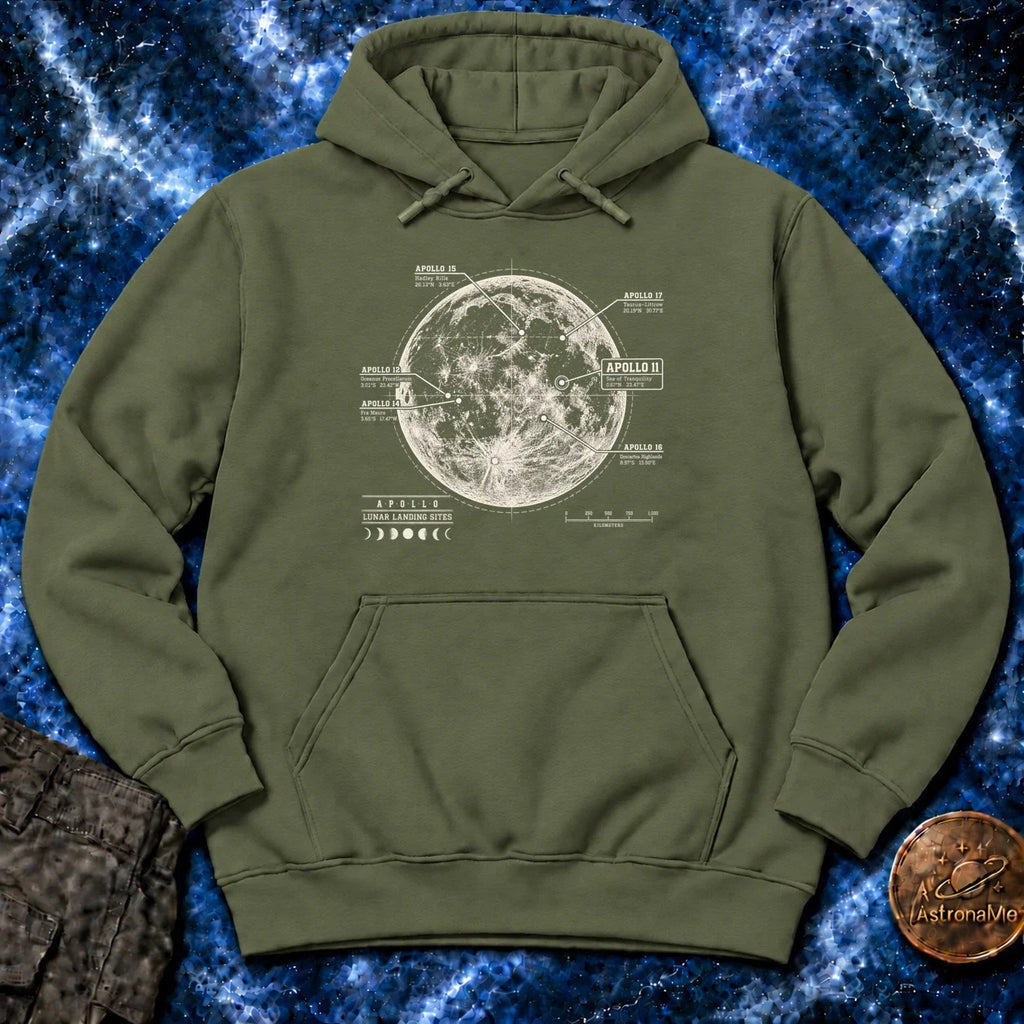 Apollo Landing Sites Hoodie product image 1
