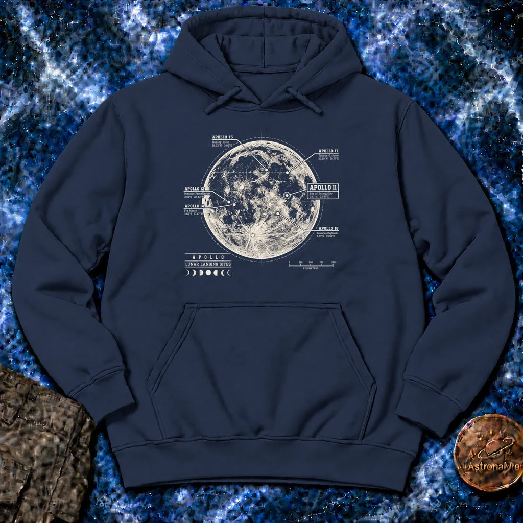 Apollo Landing Sites Hoodie product image 4