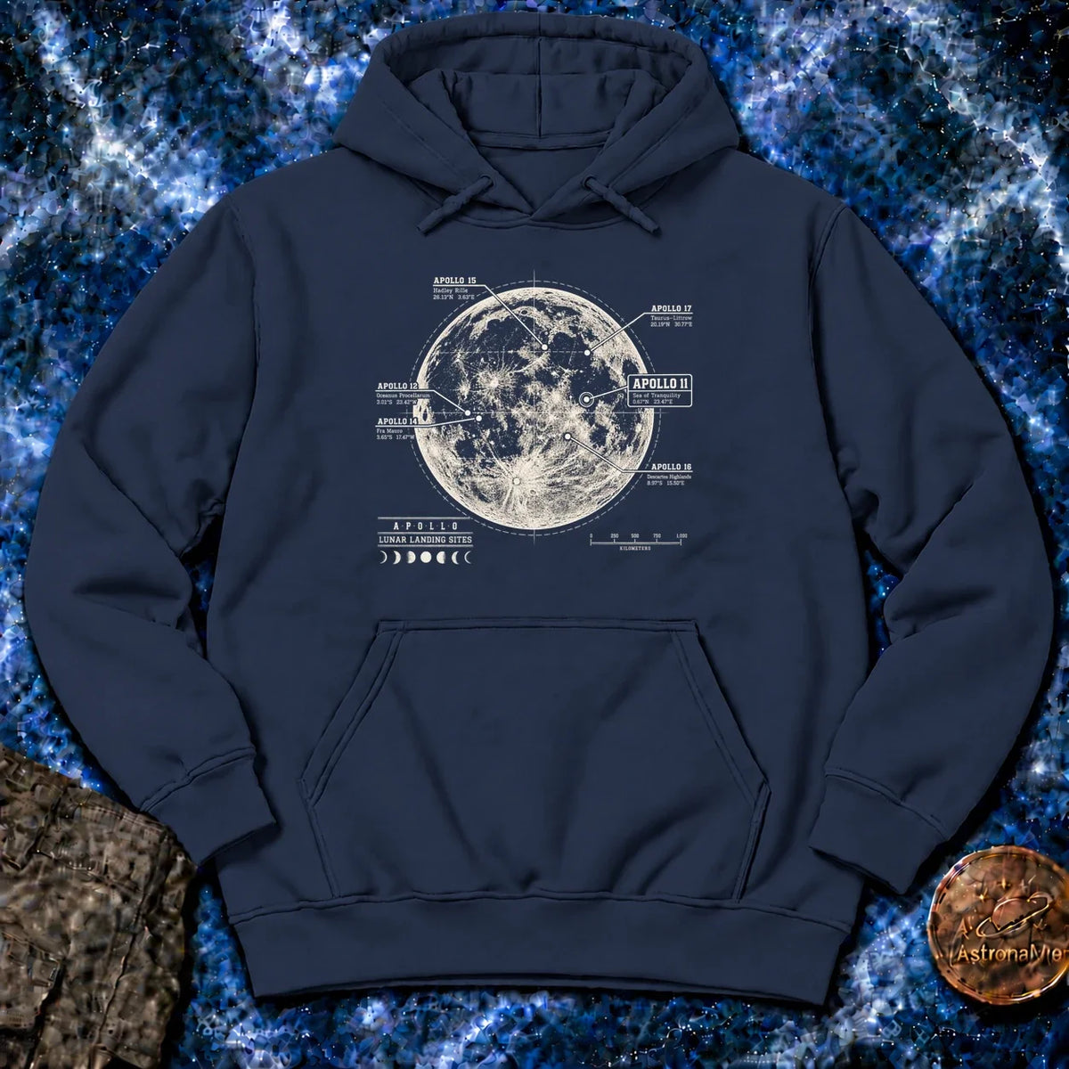 Apollo Landing Sites Hoodie product image 4