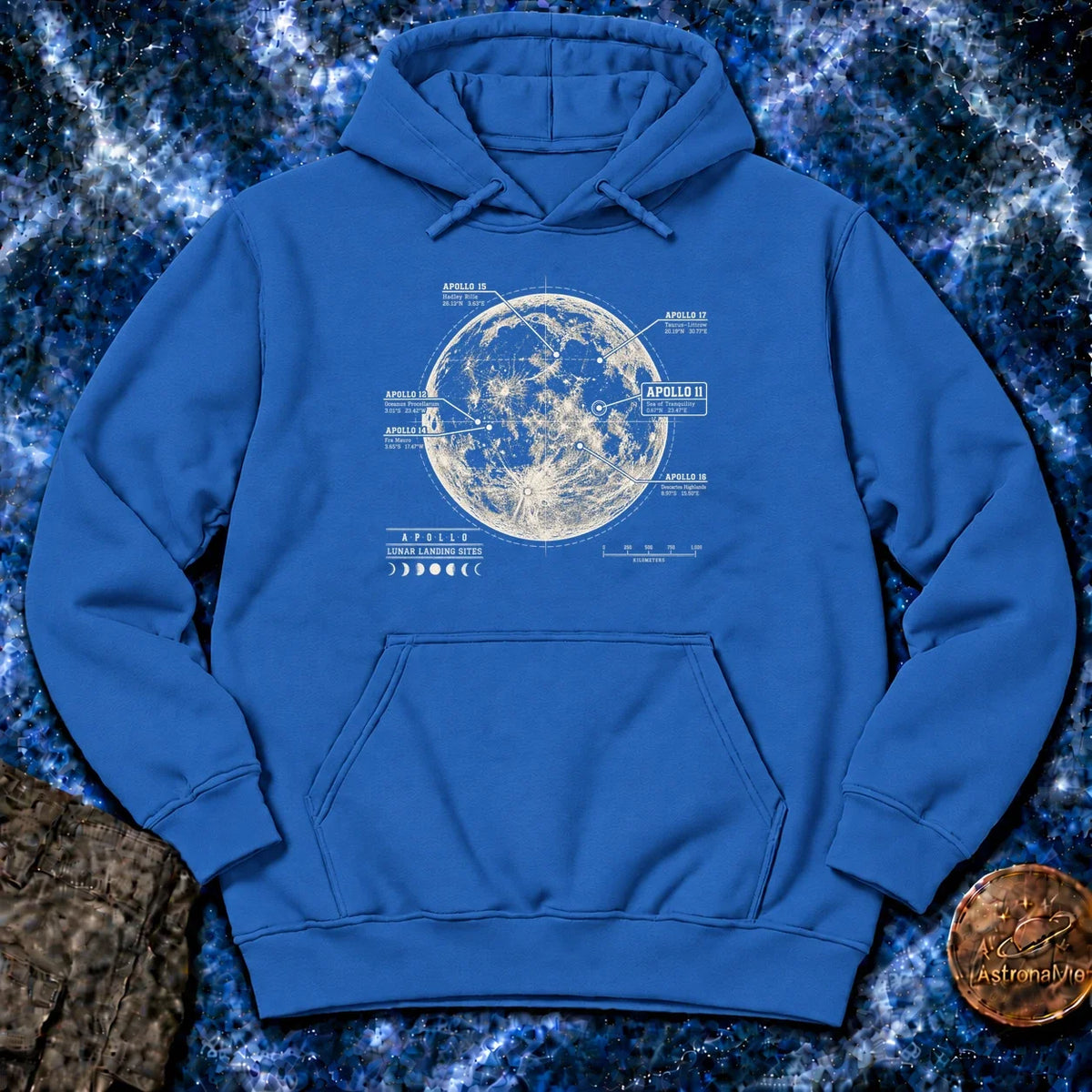 Apollo Landing Sites Hoodie product image 6