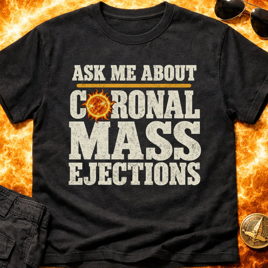 Ask Me Coronal Ejection Sun T-Shirt product image 3