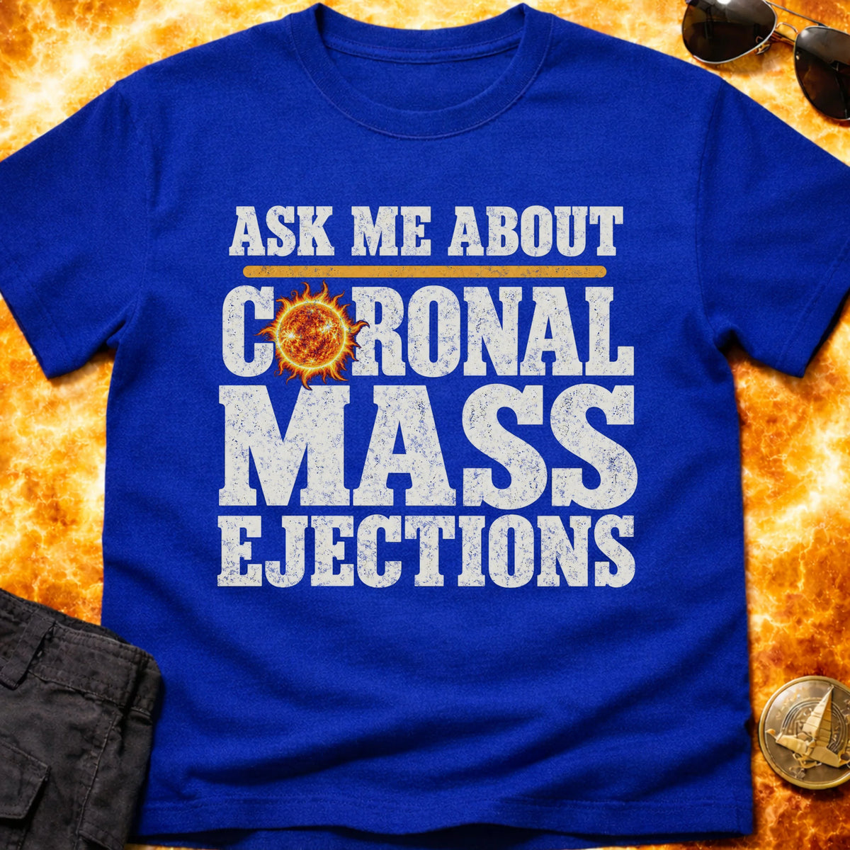 Ask Me Coronal Ejection Sun T-Shirt product image 6