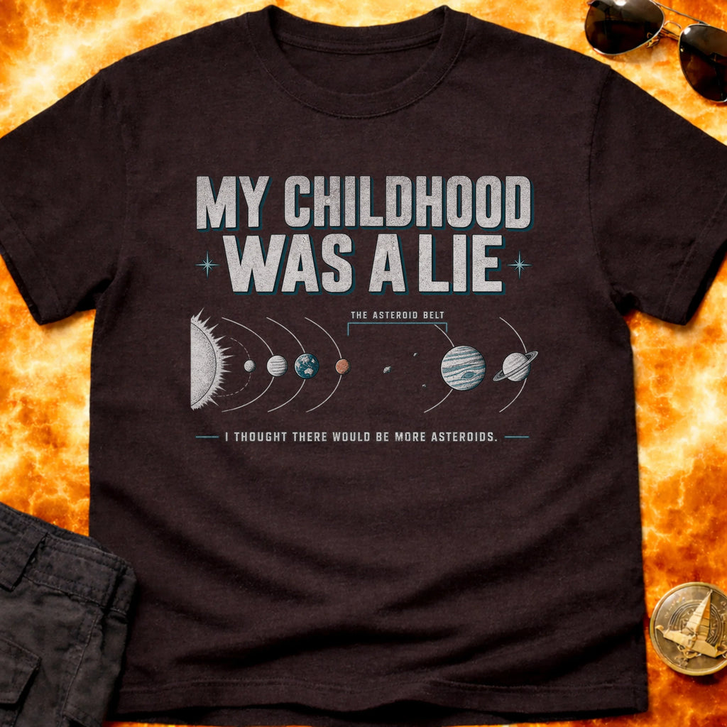 Asteroid Belt Childhood Lie T-Shirt product image 5
