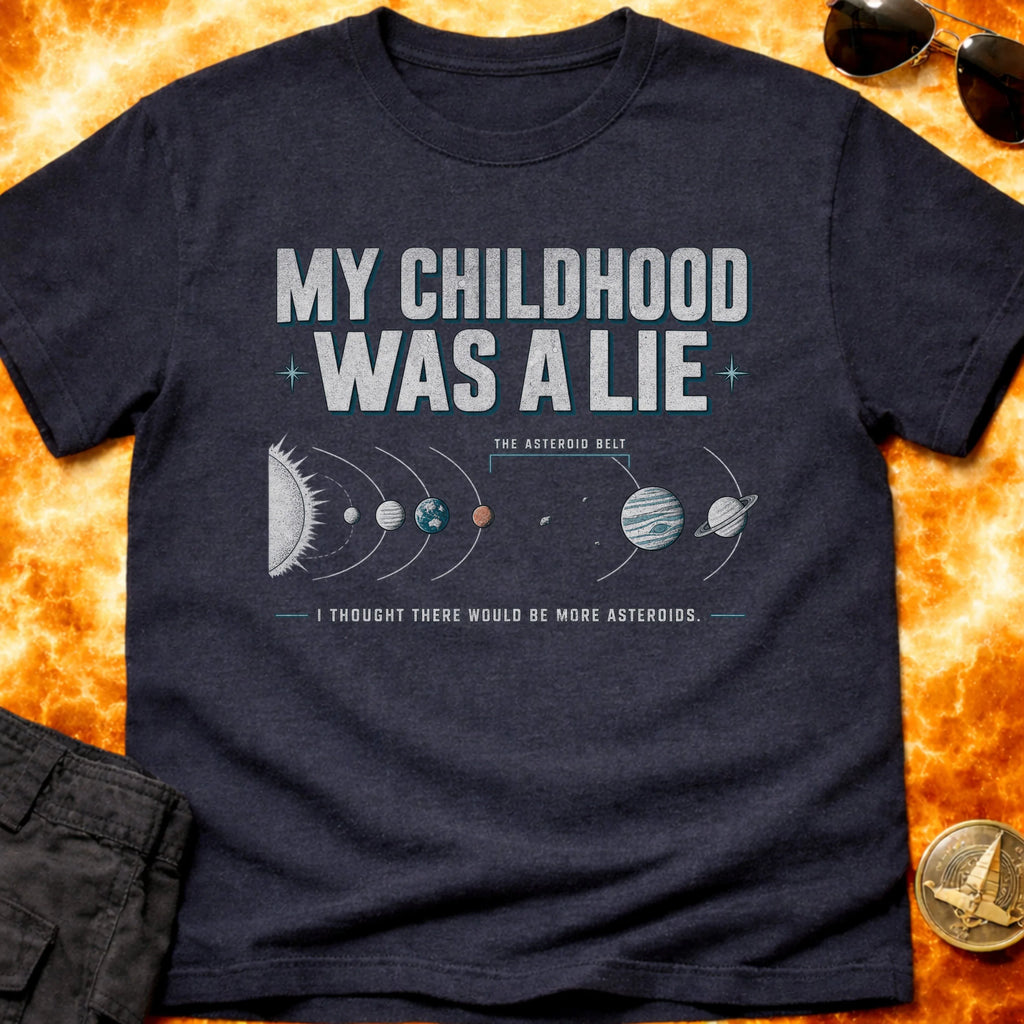Asteroid Belt Childhood Lie T-Shirt product image 4
