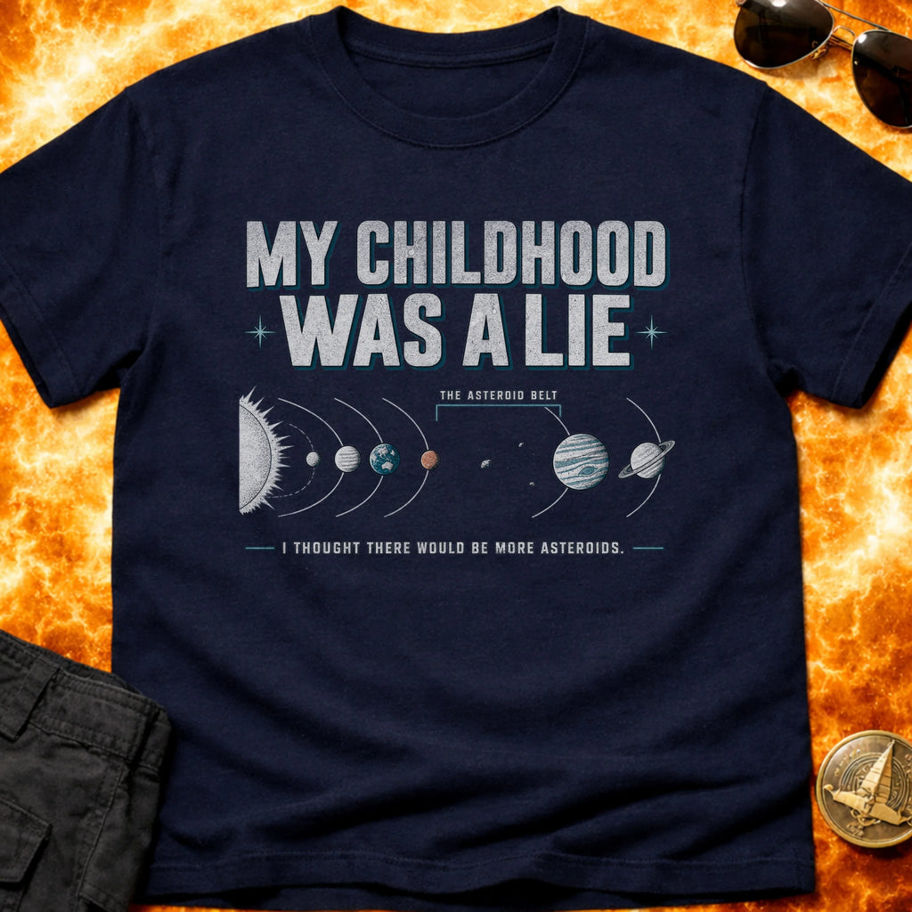 Asteroid Belt Childhood Lie T-Shirt product image 3