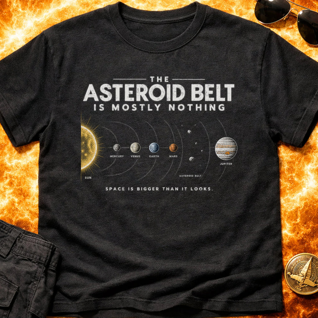 Asteroid Belt is Mostly Nothing T-Shirt product image 1
