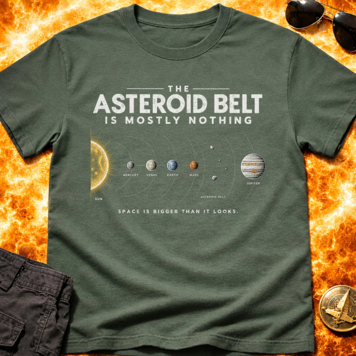 Asteroid Belt is Mostly Nothing T-Shirt product image 5