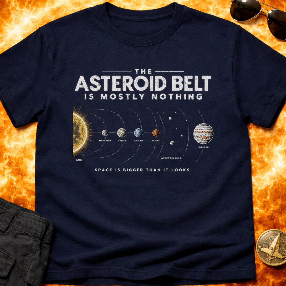Asteroid Belt is Mostly Nothing T-Shirt product image 2