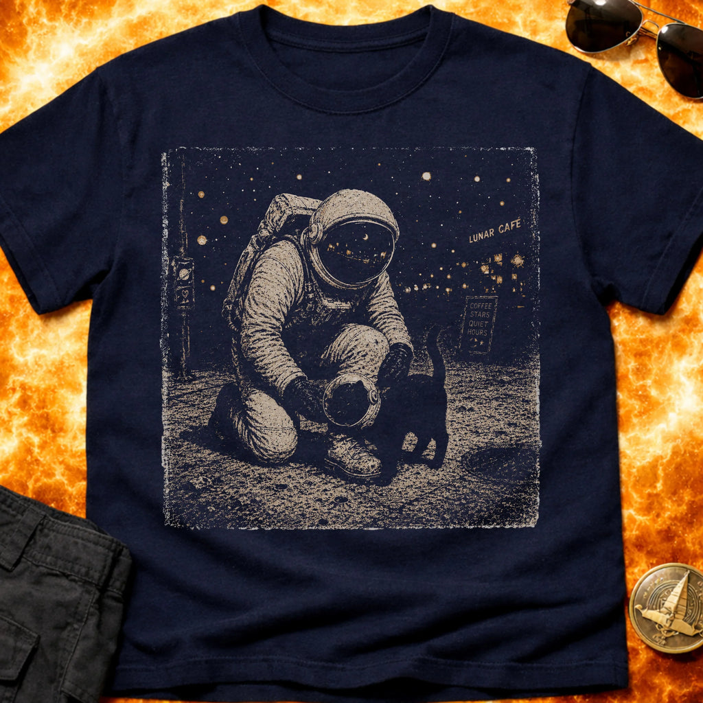 Astronaut Cat Pat T-Shirt product image 3