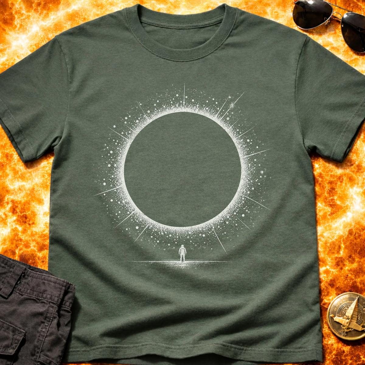 Astronaut Eclipse T-Shirt product image 3