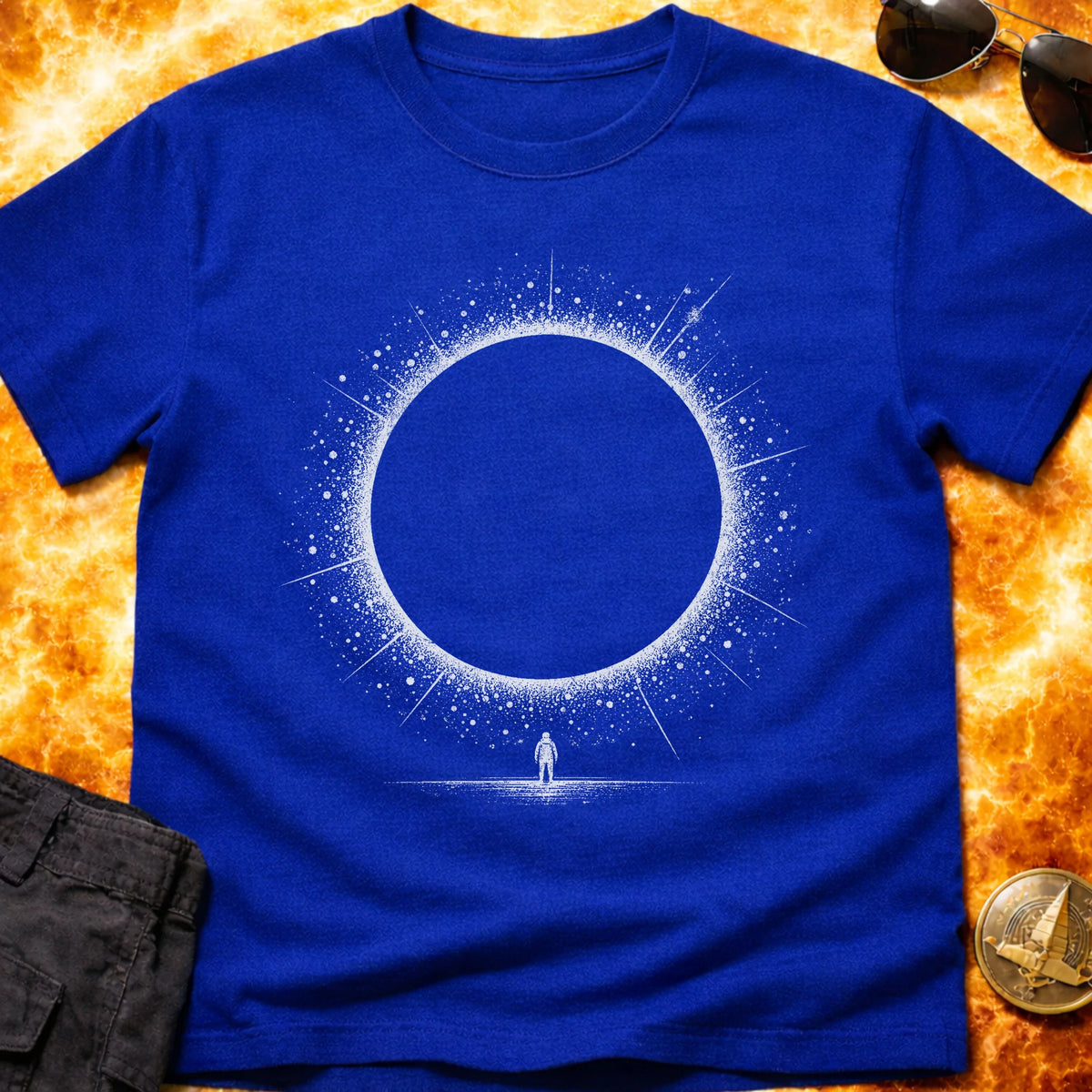 Astronaut Eclipse T-Shirt product image 1