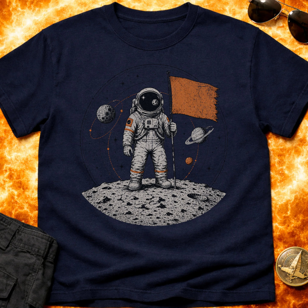 Astronaut Flag T-Shirt product image 2