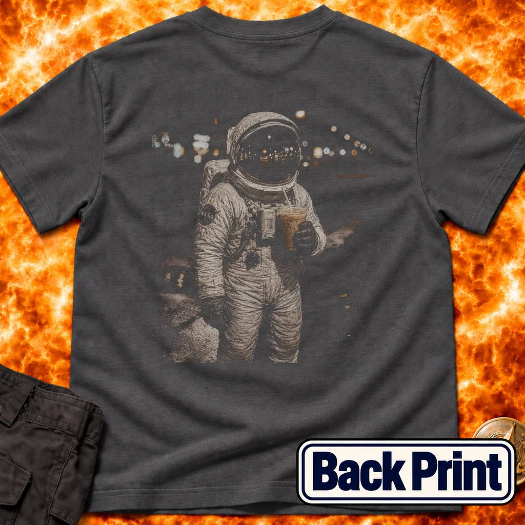 Astronaut In The City Back Print T-Shirt product image 4