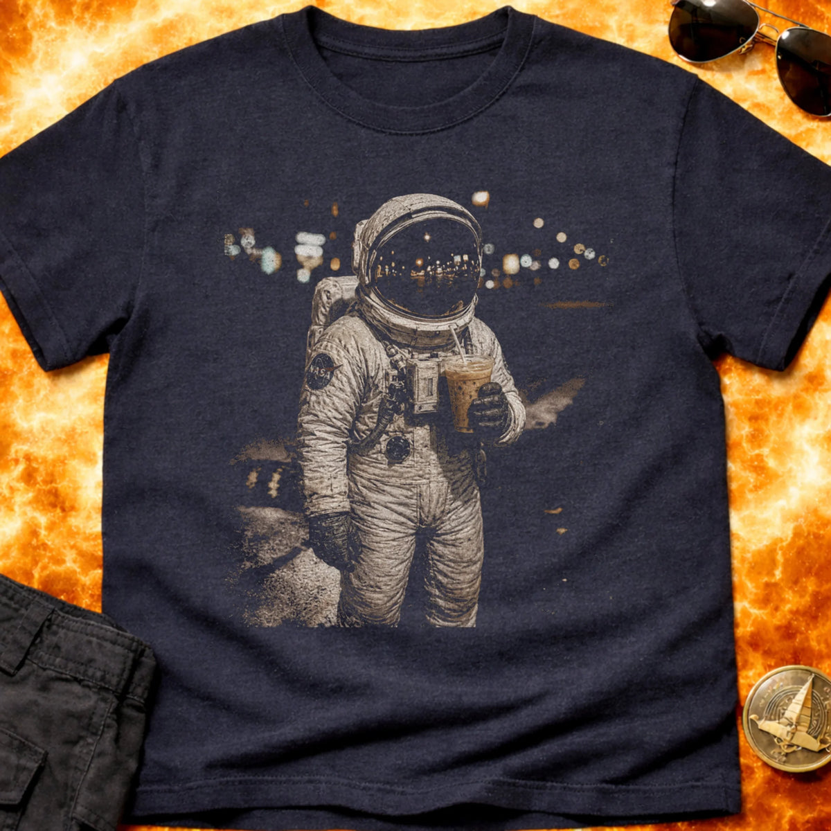 Astronaut In The City T- Shirt product image 3