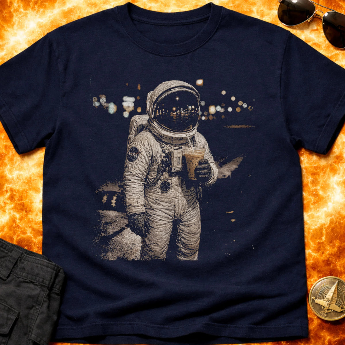 Astronaut In The City T- Shirt product image 1