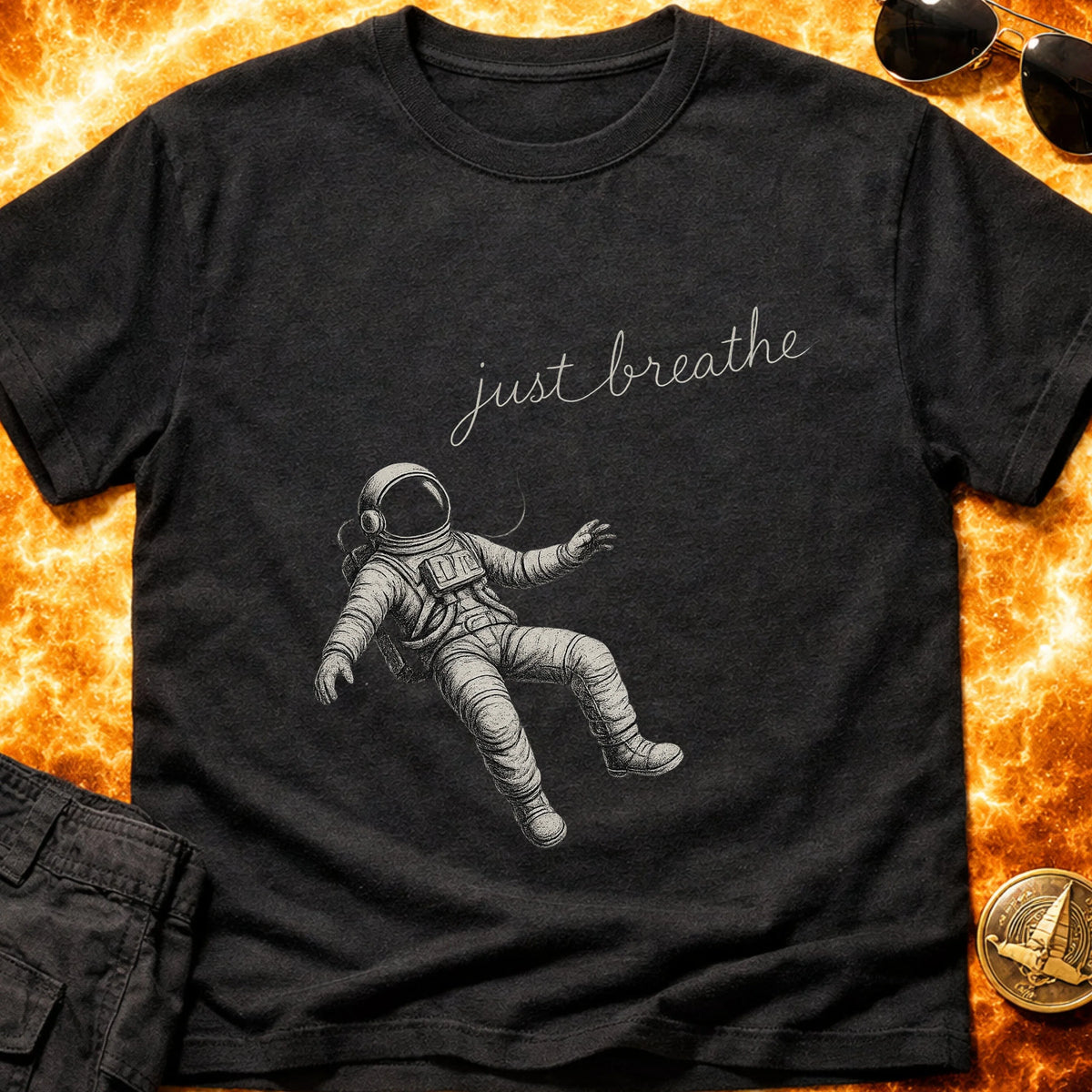 Astronaut Just Breathe T-Shirt product image 1