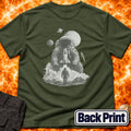 Astronaut Launch Graphic Back Print T-Shirt product image 1