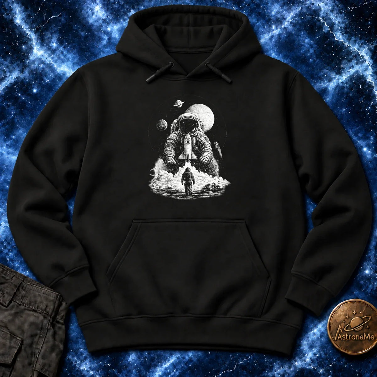 Astronaut Launch Graphic Hoodie product image 3