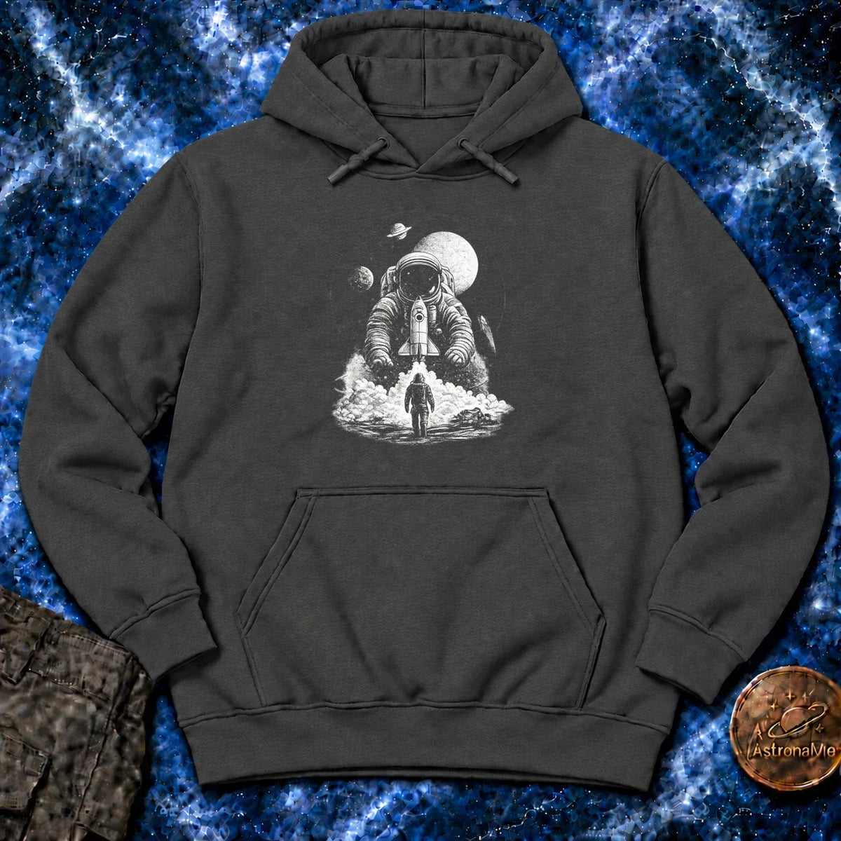 Astronaut Launch Graphic Hoodie product image 2