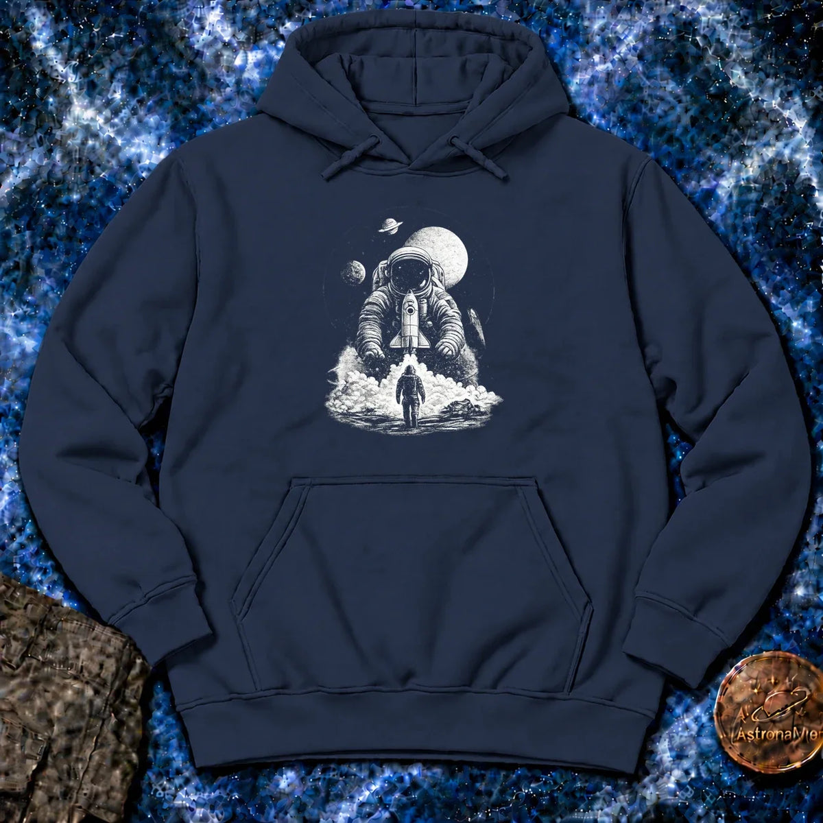 Astronaut Launch Graphic Hoodie product image 1