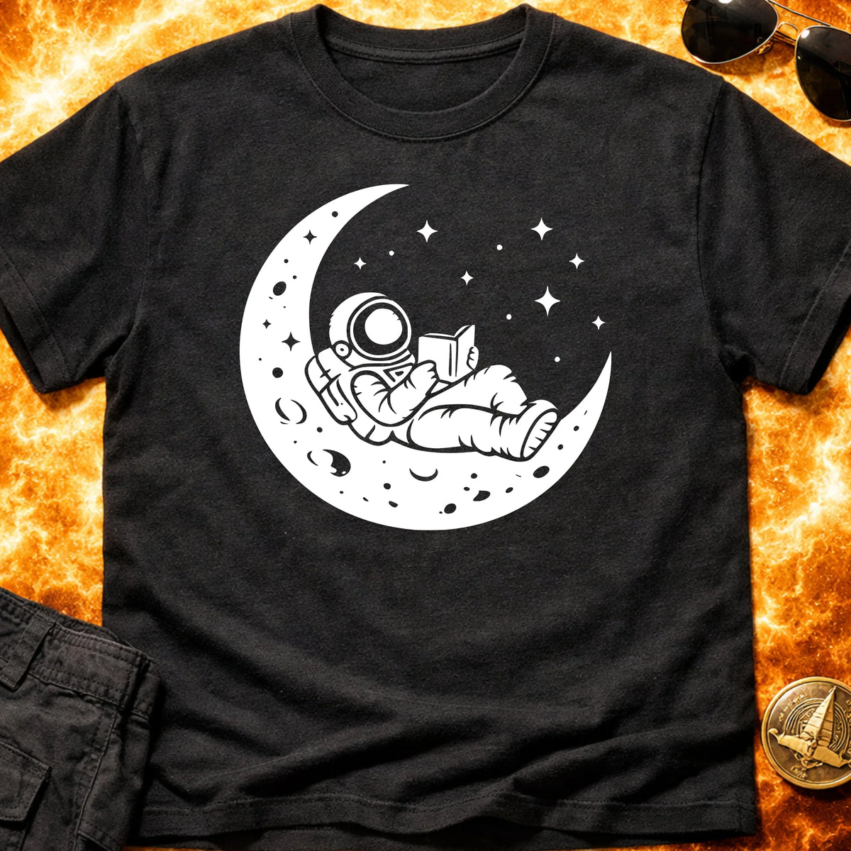Astronaut Read T-Shirt product image 2