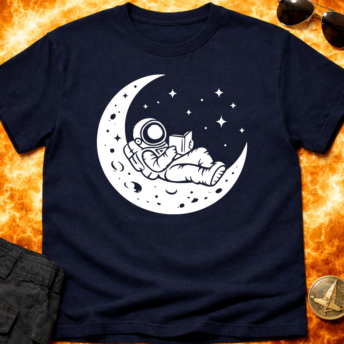Astronaut Read T-Shirt product image 1