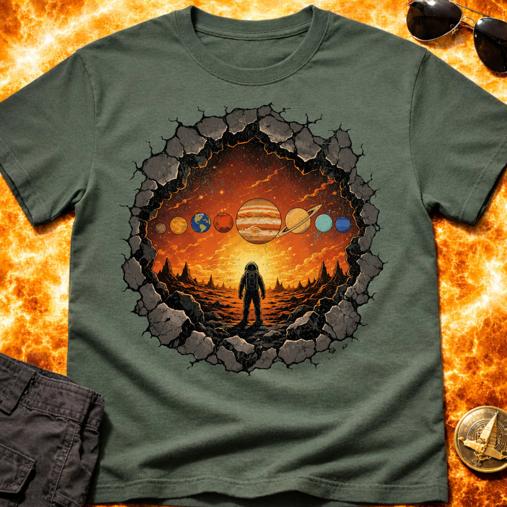 Astronaut Rock Solar System T-Shirt product image 6