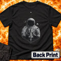 Astronaut Warrior Back Print T-Shirt product image 1