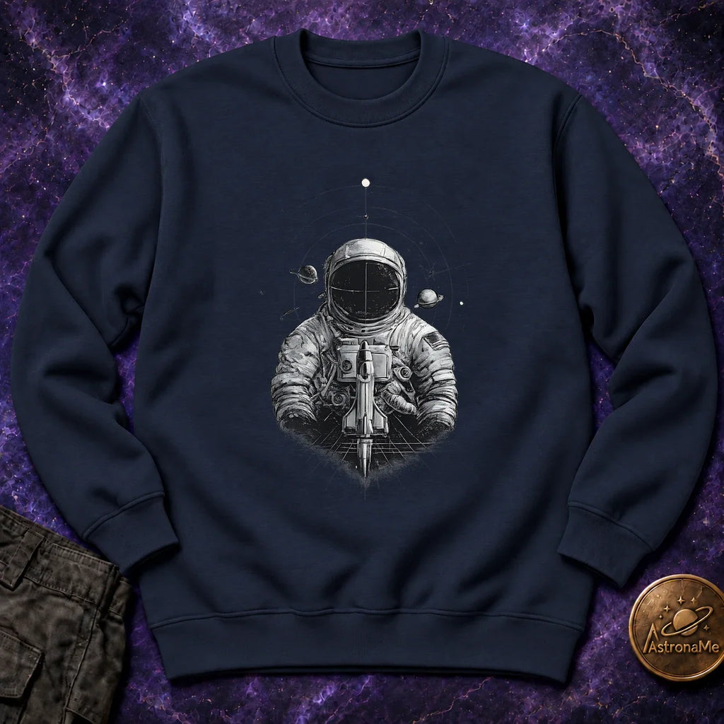 Astronaut Warrior Crewneck Sweatshirt product image 1